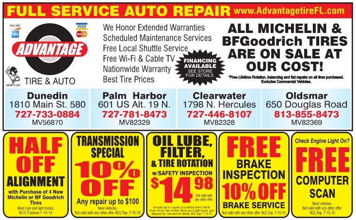 Coupon for Advantage Tire & Auto