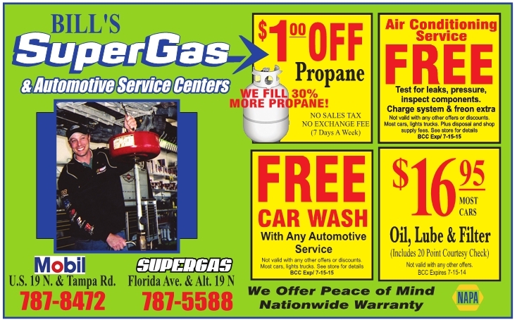 Coupon for Bill's SuperGas & Auto Service