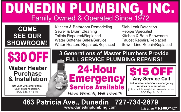 Coupon for Dunedin Plumbing