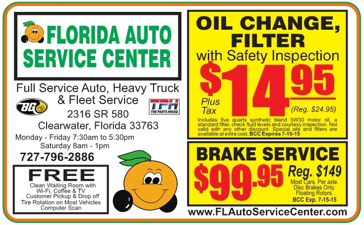 Coupon for Florida Auto Service Center