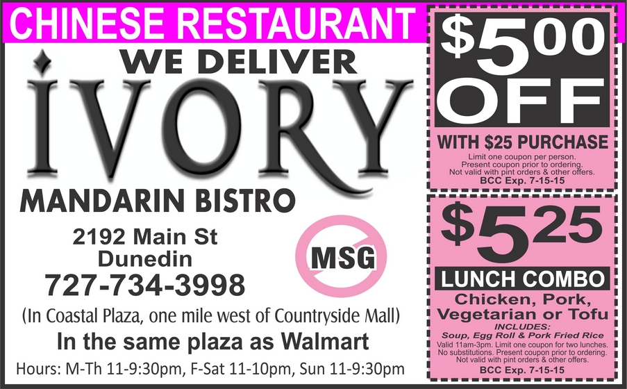 Coupon for Ivory Mandarin Bistro