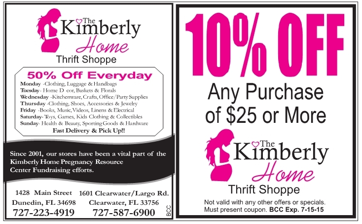 Coupon for Kimberly Home Thrift Shoppe