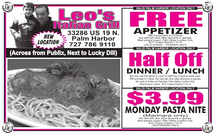 Coupon for Leo's Italian Grill