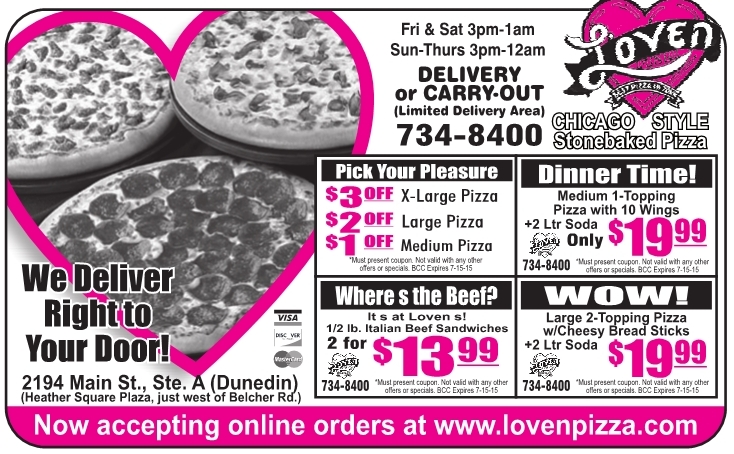 Coupon for Loven Chicago Stonebaked Pizza