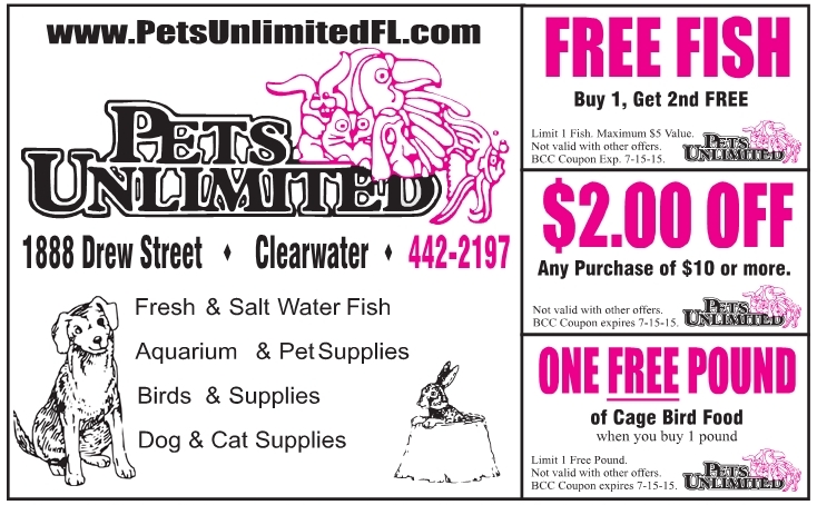 Coupon for Pets Unlimited